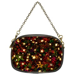 Christmas Xmas Stars Star Advent Background Chain Purse (One Side)