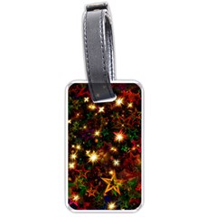 Christmas Xmas Stars Star Advent Background Luggage Tag (one side)