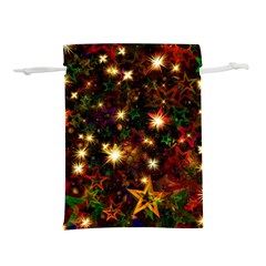 Christmas Xmas Stars Star Advent Background Lightweight Drawstring Pouch (M)