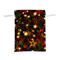 Christmas Xmas Stars Star Advent Background Lightweight Drawstring Pouch (L)