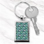 Llama Clouds  Key Chain (Rectangle) Front