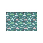 Llama Clouds  Sticker (Rectangular) Front