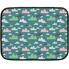 Llama Clouds  Double Sided Fleece Blanket (mini)  by ConteMonfrey