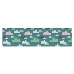 Llama Clouds  Oblong Satin Scarf (16  X 60 ) by ConteMonfrey