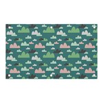 Llama Clouds  Banner and Sign 5  x 3  Front