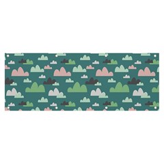 Llama Clouds  Banner And Sign 8  X 3 