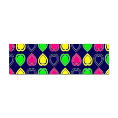 Blue Colorful Hearts Sticker (bumper) by ConteMonfrey