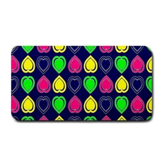 Blue Colorful Hearts Medium Bar Mat by ConteMonfrey