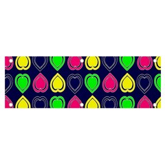 Blue Colorful Hearts Banner And Sign 6  X 2 