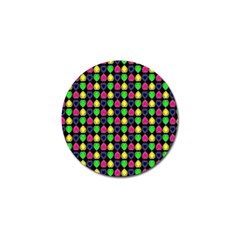 Colorful Mini Hearts Golf Ball Marker by ConteMonfrey