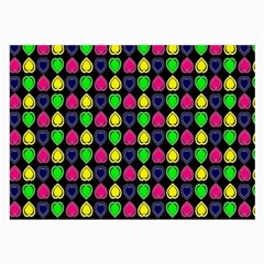 Colorful Mini Hearts Large Glasses Cloth (2 Sides) by ConteMonfrey