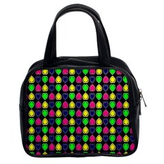 Colorful Mini Hearts Classic Handbag (two Sides) by ConteMonfrey