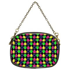 Colorful Mini Hearts Chain Purse (two Sides) by ConteMonfrey