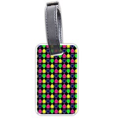 Colorful Mini Hearts Luggage Tag (one Side) by ConteMonfrey