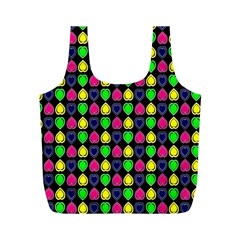 Colorful Mini Hearts Full Print Recycle Bag (m) by ConteMonfrey