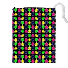 Colorful Mini Hearts Drawstring Pouch (4xl) by ConteMonfrey