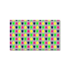 Colorful Mini Hearts Grey Sticker (rectangular) by ConteMonfrey