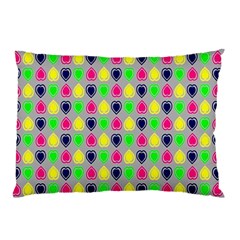 Colorful Mini Hearts Grey Pillow Case by ConteMonfrey