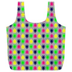 Colorful Mini Hearts Grey Full Print Recycle Bag (xl) by ConteMonfrey