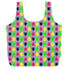 Colorful Mini Hearts Grey Full Print Recycle Bag (xxxl) by ConteMonfrey