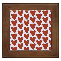 Little Hearts Framed Tile by ConteMonfrey