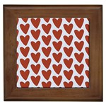 Little Hearts Framed Tile Front