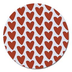 Little Hearts Magnet 5  (round) by ConteMonfrey