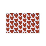 Little Hearts Sticker Rectangular (10 pack) Front