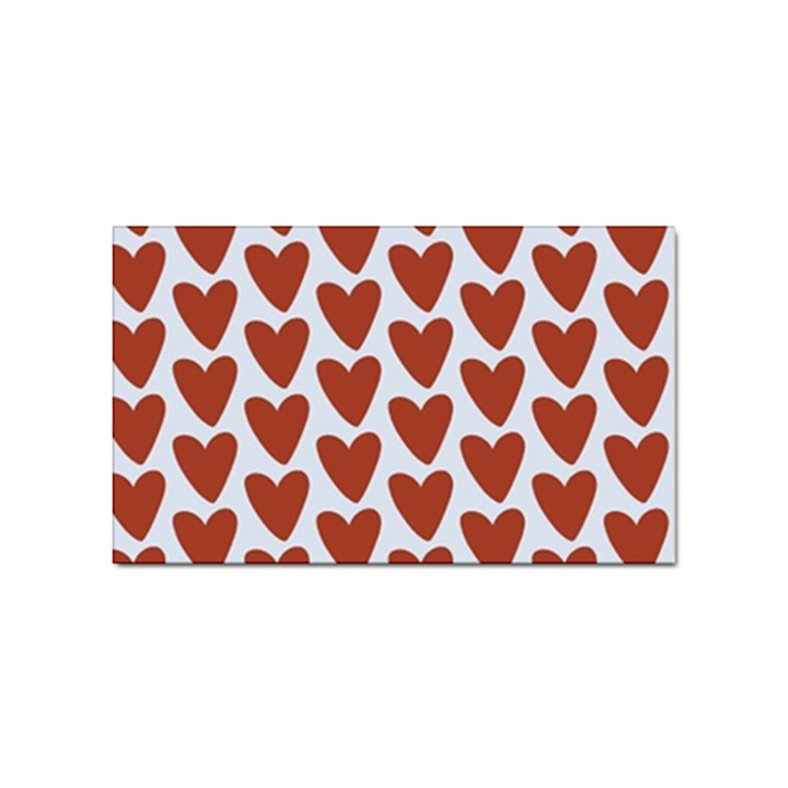 Little Hearts Sticker Rectangular (10 pack)