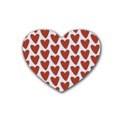 Little Hearts Rubber Heart Coaster (4 Pack) by ConteMonfrey