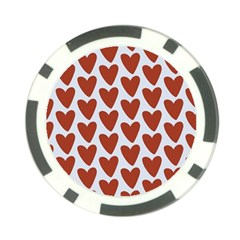 Little Hearts Poker Chip Card Guard (10 Pack) by ConteMonfrey