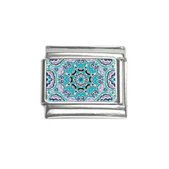 Blue Shades Mandala   Italian Charm (9mm) by ConteMonfrey