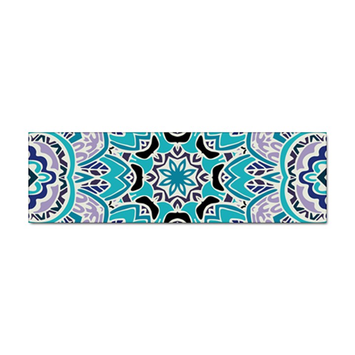 Blue Shades Mandala   Sticker (Bumper)