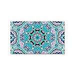 Blue Shades Mandala   Sticker Rectangular (100 pack) Front