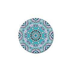 Blue Shades Mandala   Golf Ball Marker by ConteMonfrey