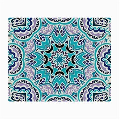 Blue Shades Mandala   Small Glasses Cloth by ConteMonfrey