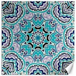 Blue Shades Mandala   Canvas 16  x 16  15.2 x15.41  Canvas - 1