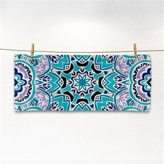 Blue Shades Mandala   Hand Towel by ConteMonfrey