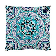 Blue Shades Mandala   Standard Cushion Case (one Side) by ConteMonfrey