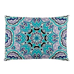 Blue Shades Mandala   Pillow Case by ConteMonfrey