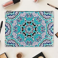 Blue Shades Mandala   Cosmetic Bag (xl) by ConteMonfrey