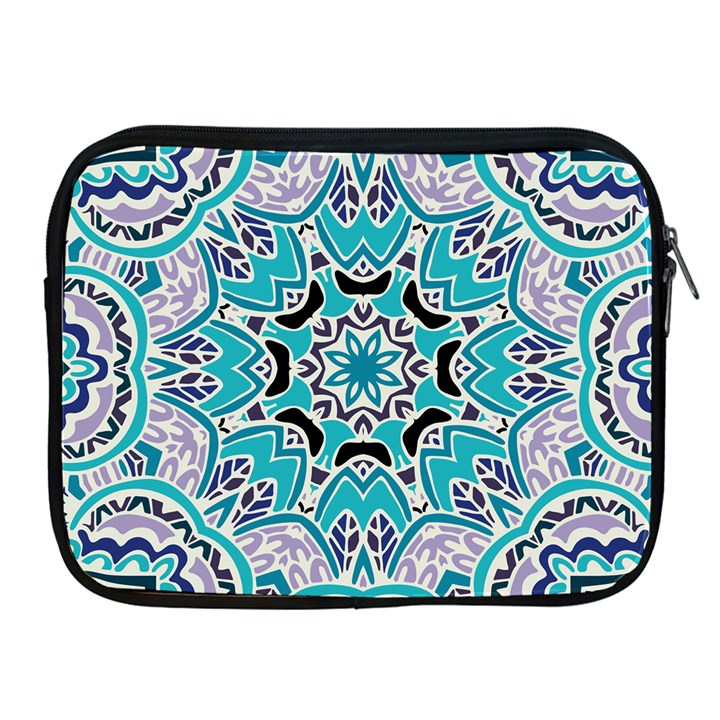 Blue Shades Mandala   Apple iPad 2/3/4 Zipper Cases