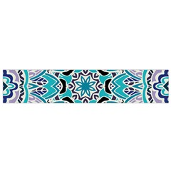 Blue Shades Mandala   Small Flano Scarf by ConteMonfrey