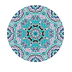 Blue Shades Mandala   Mini Round Pill Box (pack Of 3) by ConteMonfrey