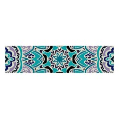 Blue Shades Mandala   Banner And Sign 4  X 1  by ConteMonfrey