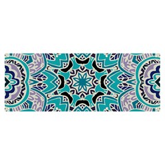 Blue Shades Mandala   Banner And Sign 8  X 3  by ConteMonfrey