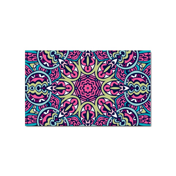 Cold Colors Mandala   Sticker Rectangular (10 pack)