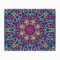 Cold Colors Mandala   Small Glasses Cloth (2 Sides) by ConteMonfrey