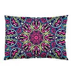 Cold Colors Mandala   Pillow Case by ConteMonfrey