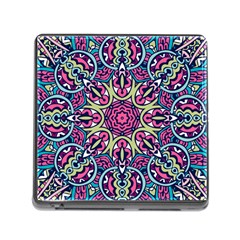 Cold Colors Mandala   Memory Card Reader (square 5 Slot) by ConteMonfrey